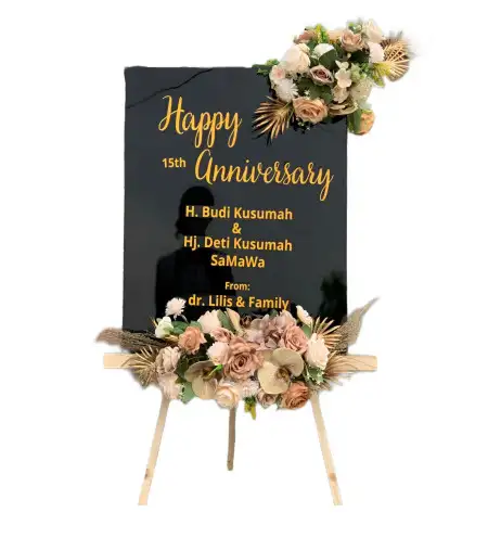 Papan Bunga Akrilik Karoya